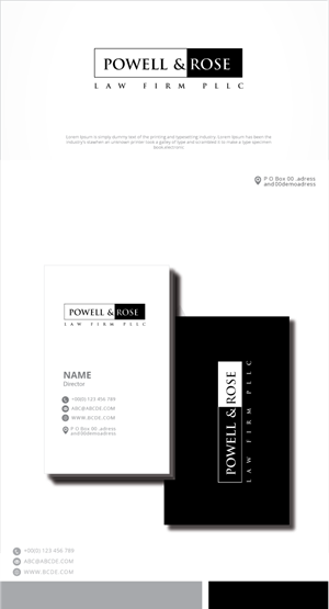 Logo Design by zebronicgraphic for Law Offices of David L Powell, PLLC | Design: #30716284