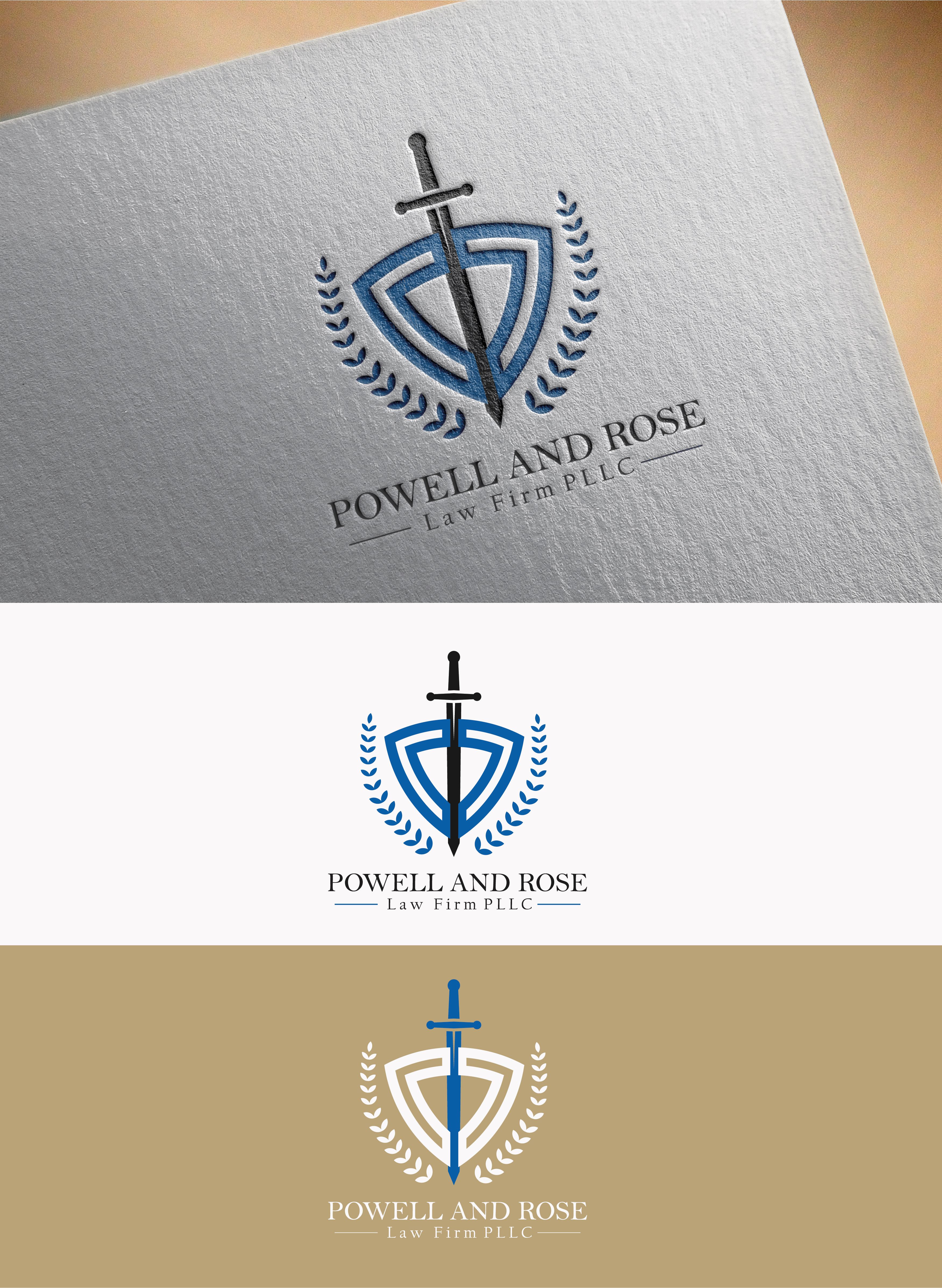 Logo Design by HzK Designs for Law Offices of David L Powell, PLLC | Design #30724364