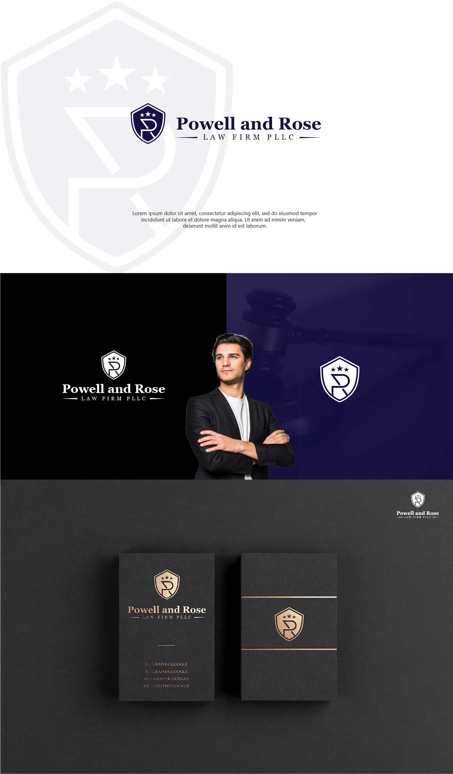 Logo Design by saifysyed Studio for Law Offices of David L Powell, PLLC | Design #30730214