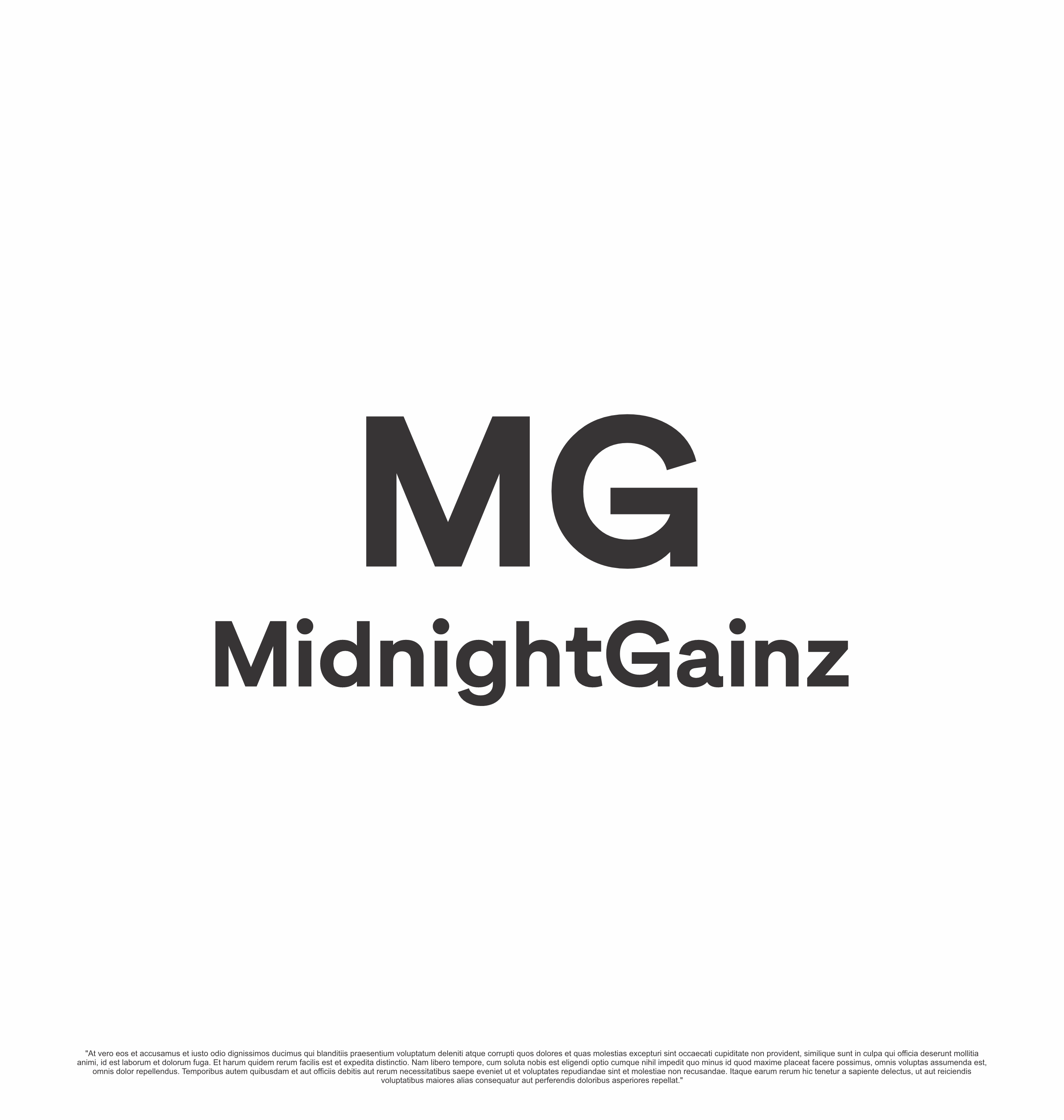 Logo Design by saesean for MidnightGainz | Design #30721873