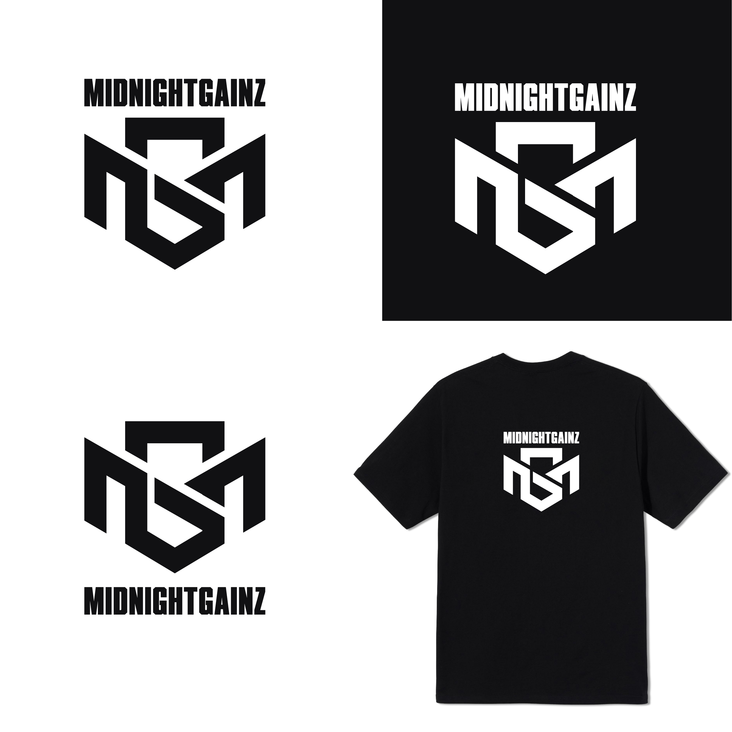 Logo Design by dskyvbc for MidnightGainz | Design #30720546