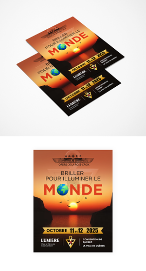Flyer Design by Design Motion for AMORC QUEBEC | Design: #30730329