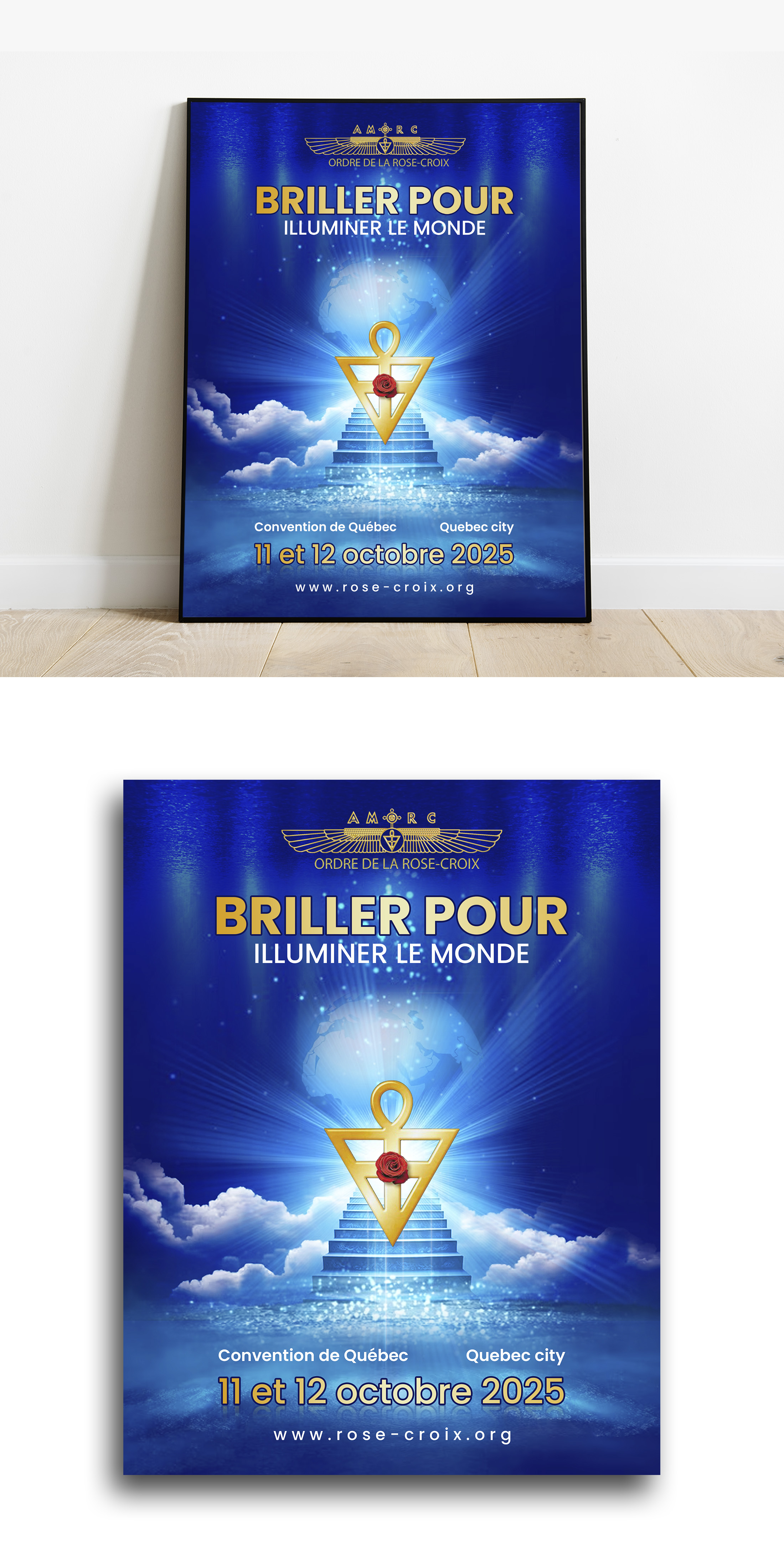 Diseño de Flyer por debdesign para AMORC QUEBEC | Diseño #30743597