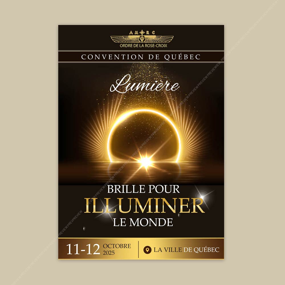 Flyer Design by DA. for AMORC QUEBEC | Design: #30742029