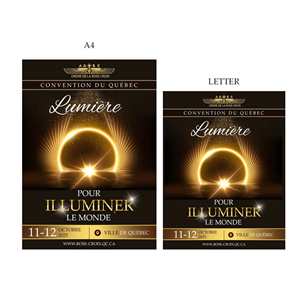 Diseño de Flyer por DA. para AMORC QUEBEC | Diseño: #30765503