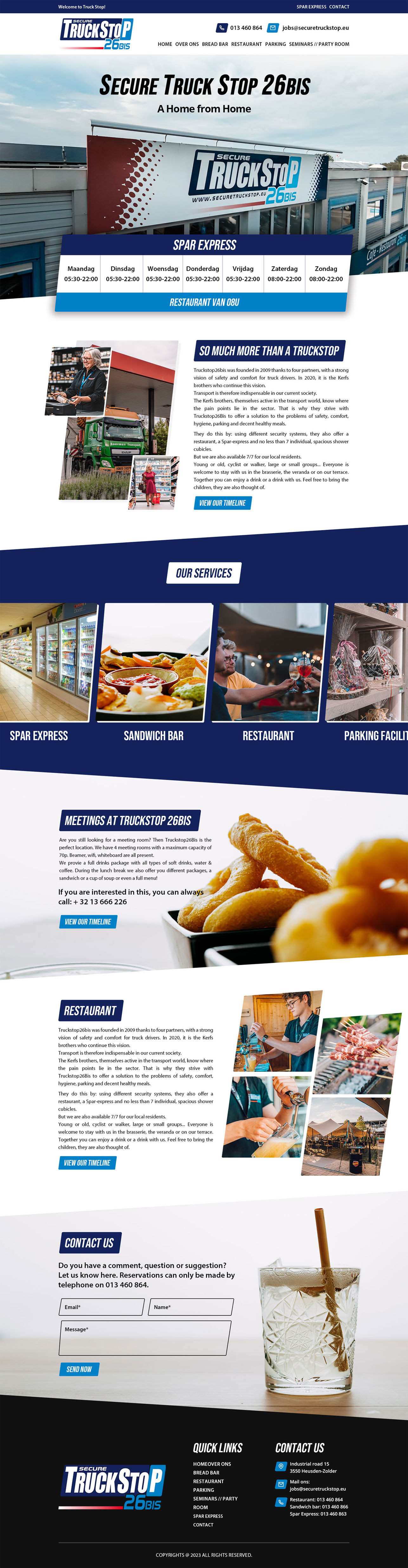 Web Design by MAZY for Truckstop 26Bis BV | Design #30732973