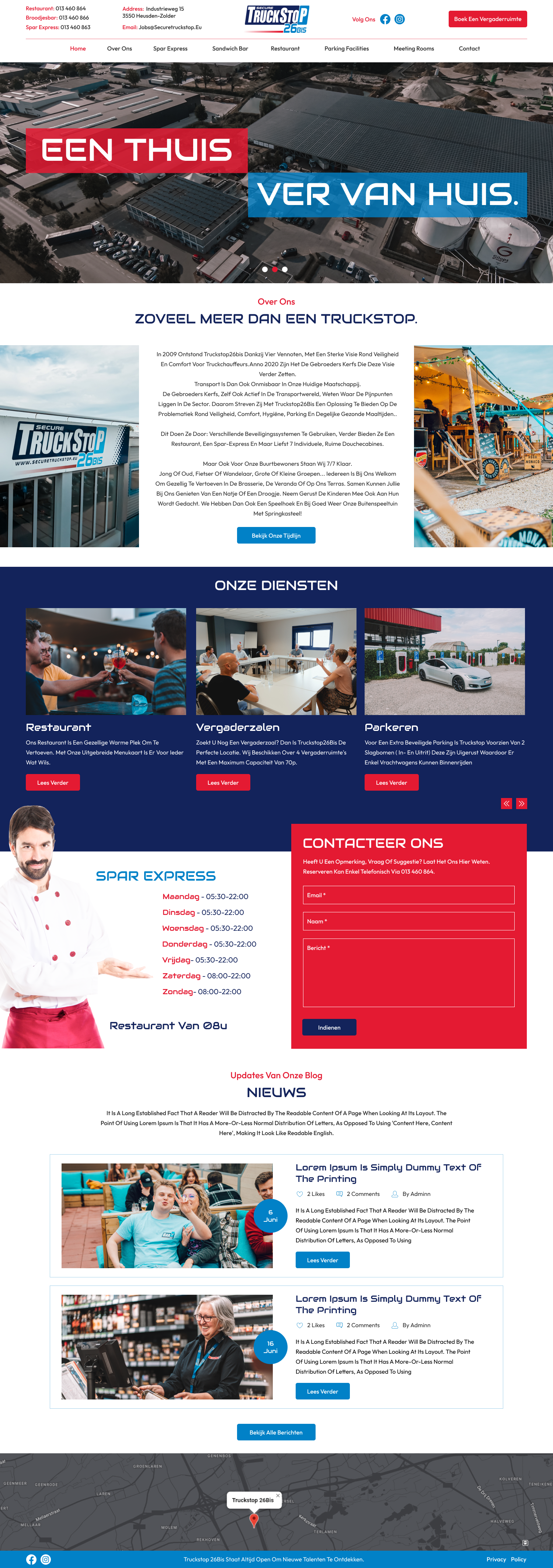 Web Design by TOPDEVIT for Truckstop 26Bis BV | Design #30745933