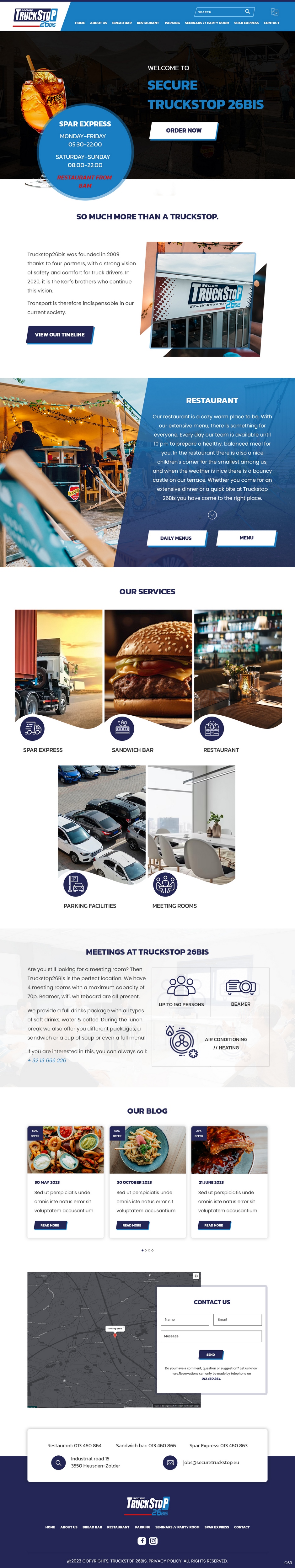 Web Design by pb for Truckstop 26Bis BV | Design #30739516