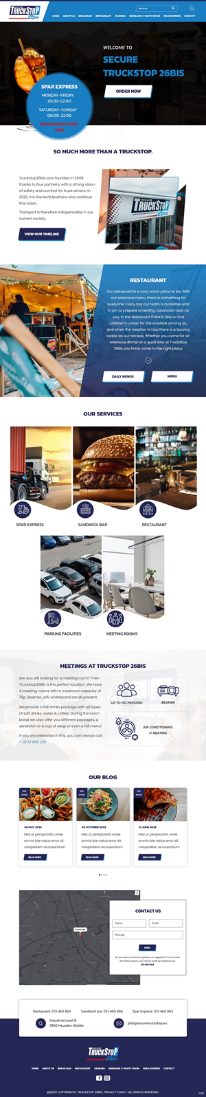 Web Design by pb for Truckstop 26Bis BV | Design: #30739516