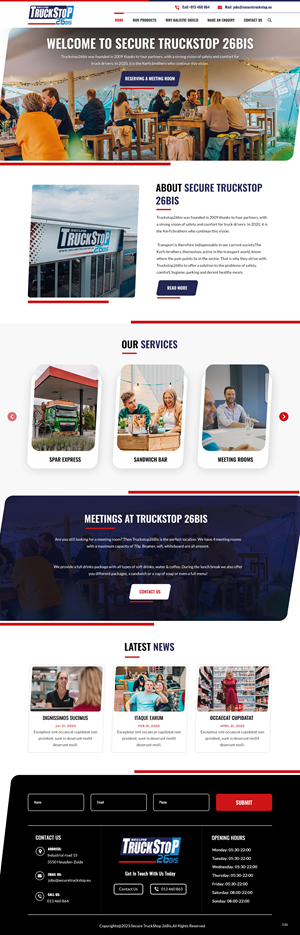 Web Design by pb for Truckstop 26Bis BV | Design: #30746083