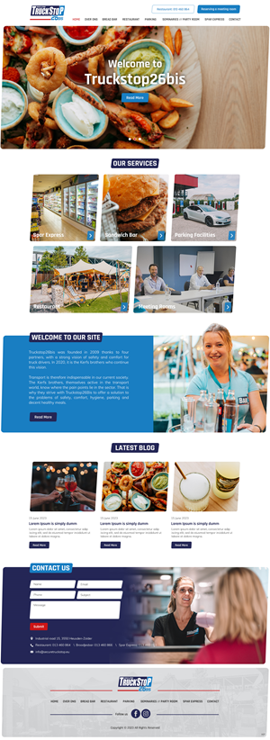 Web Design by pb for Truckstop 26Bis BV | Design: #30746092