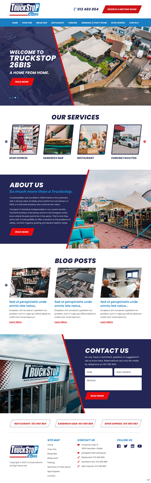 Web Design by pb for Truckstop 26Bis BV | Design: #30746093