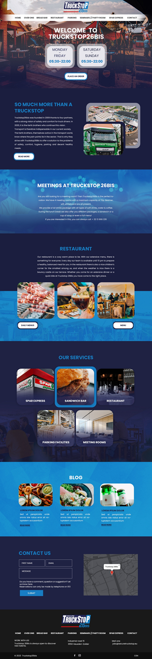 Web Design by pb for Truckstop 26Bis BV | Design: #30746094