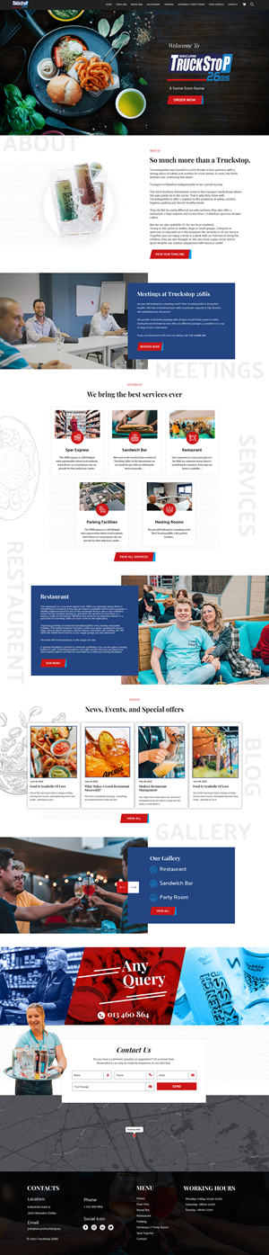 Web Design by creative.bugs for Truckstop 26Bis BV | Design: #30766407