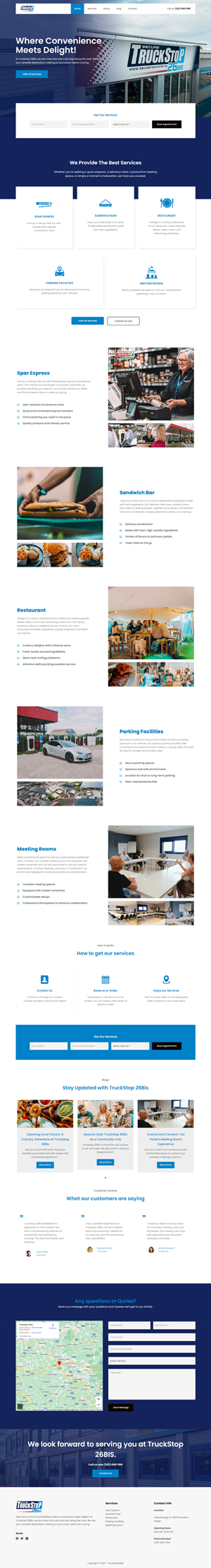 Web Design by Syed Ajmal Karim for Truckstop 26Bis BV | Design: #30757913