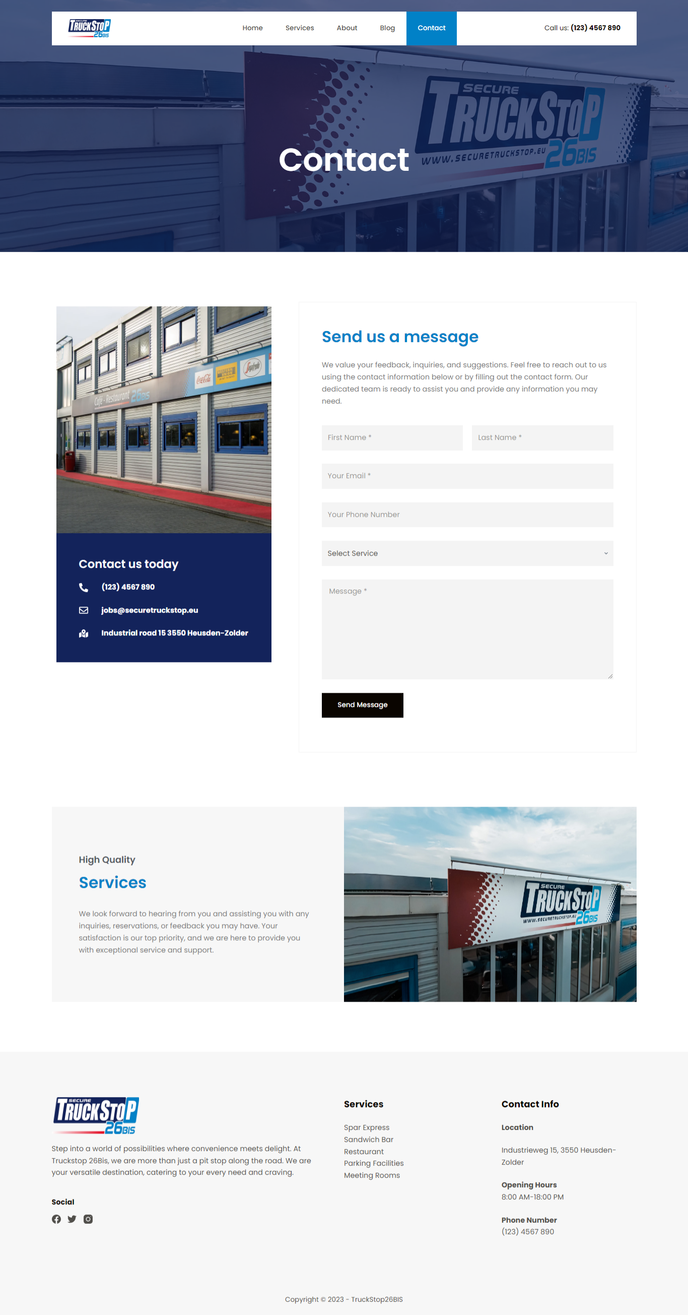 Diseño Web por Syed Ajmal Karim para Truckstop 26Bis BV | Diseño #30757972