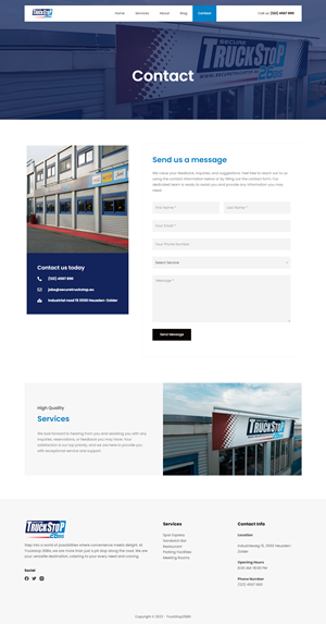 Web Design by Syed Ajmal Karim for Truckstop 26Bis BV | Design: #30757972