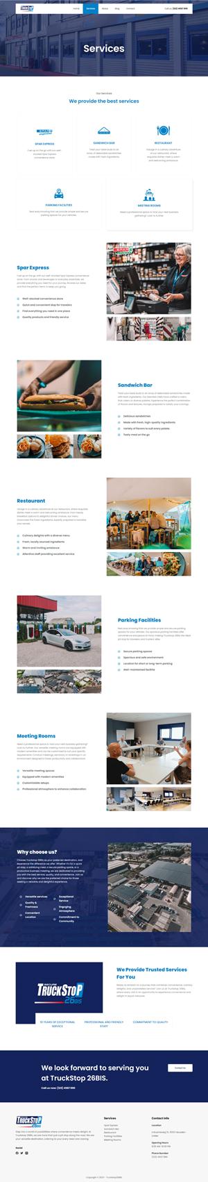 Web Design by Syed Ajmal Karim for Truckstop 26Bis BV | Design: #30757984