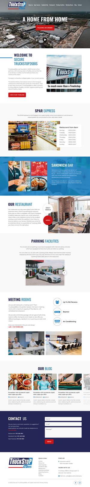 Web Design by Starlyn DS for Truckstop 26Bis BV | Design: #30770085