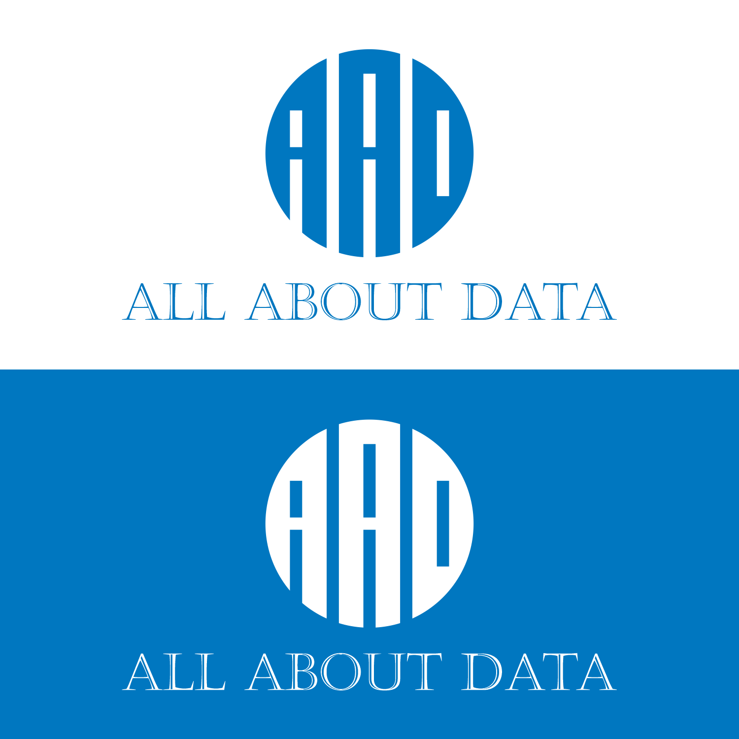 Modern, Elegant, IT Logo Design for All About Data by pembalapgelap ...