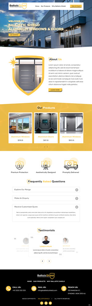 Web Design by pb for this project | Design: #30745673