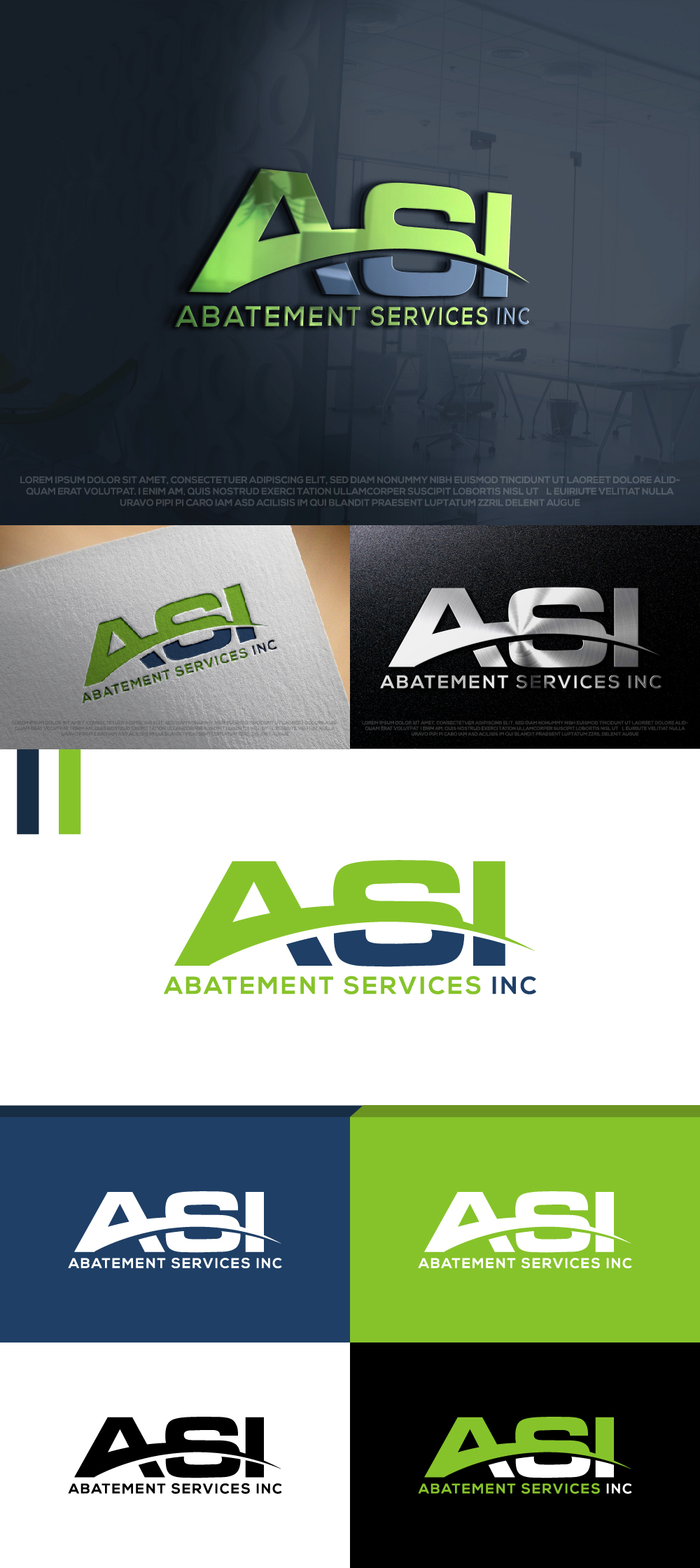 Logo Design by AlphabetZero.co.uk for Abatement Services Inc | Design #30743573