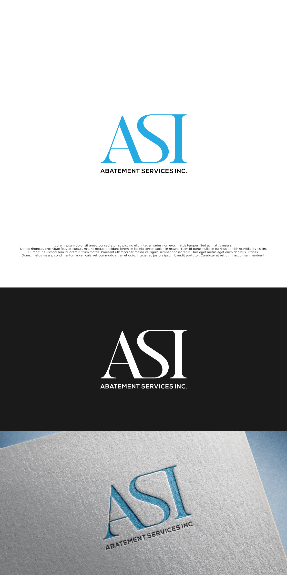 Logo-Design von shiroRo für Abatement Services Inc | Design #30735421