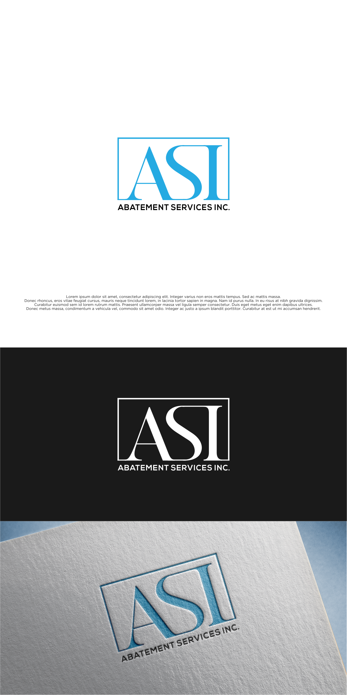 Logo-Design von shiroRo für Abatement Services Inc | Design #30735423