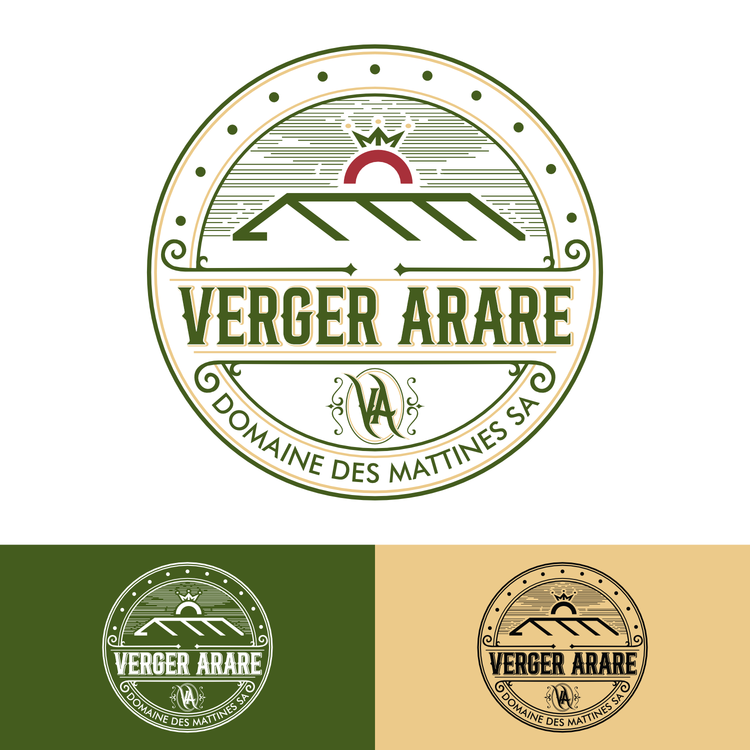 Logo Design by Dalang Design for Domaine des Mattines SA | Design #30735416