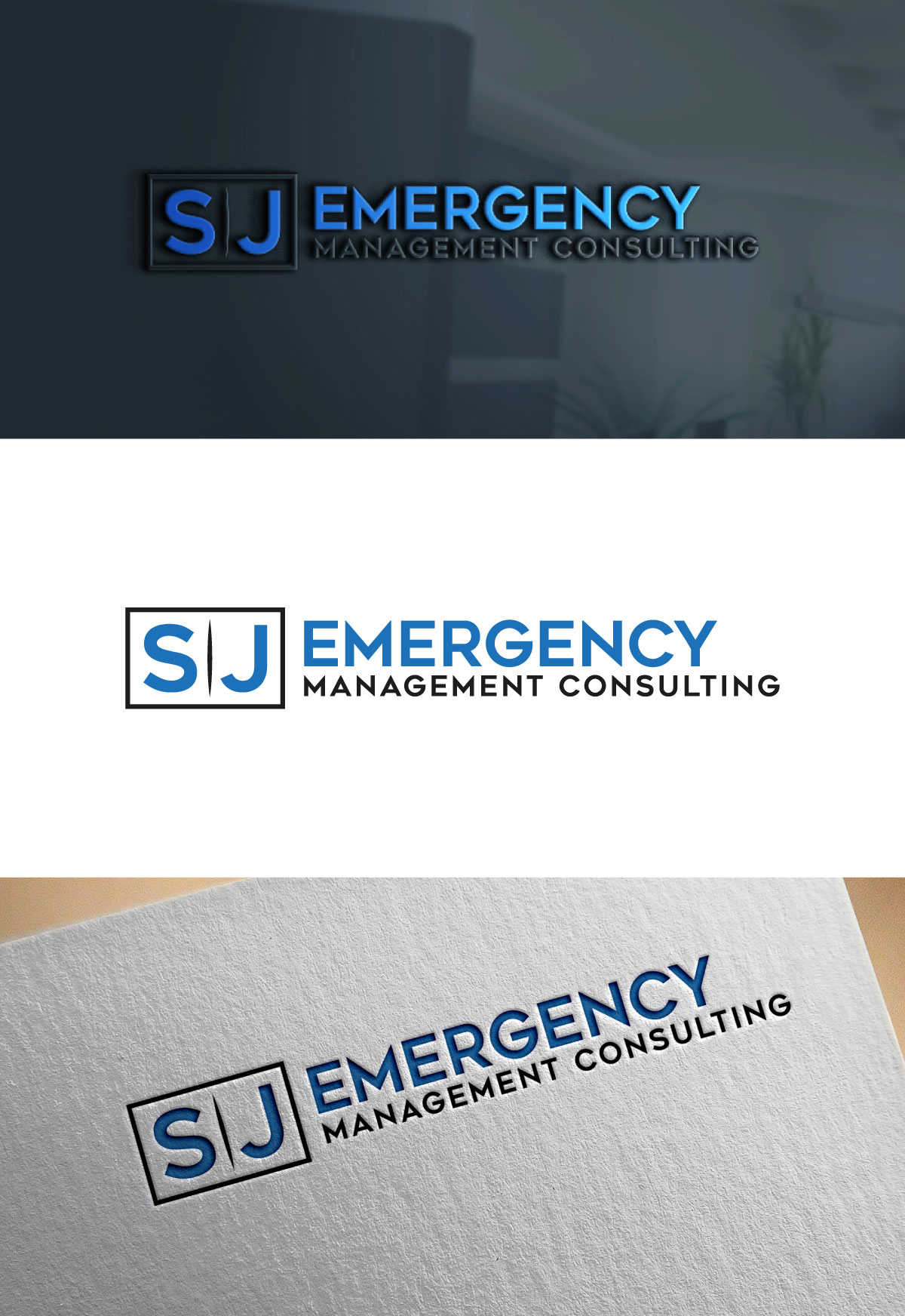 Serious, Professional, Emergency Management Logo Design for SJ Emergency Management Consulting
