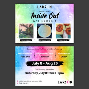 Invitation Design by Bidita Saha for Larson Gallery | Design: #30738681
