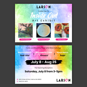 Invitation Design by Bidita Saha for Larson Gallery | Design: #30738695