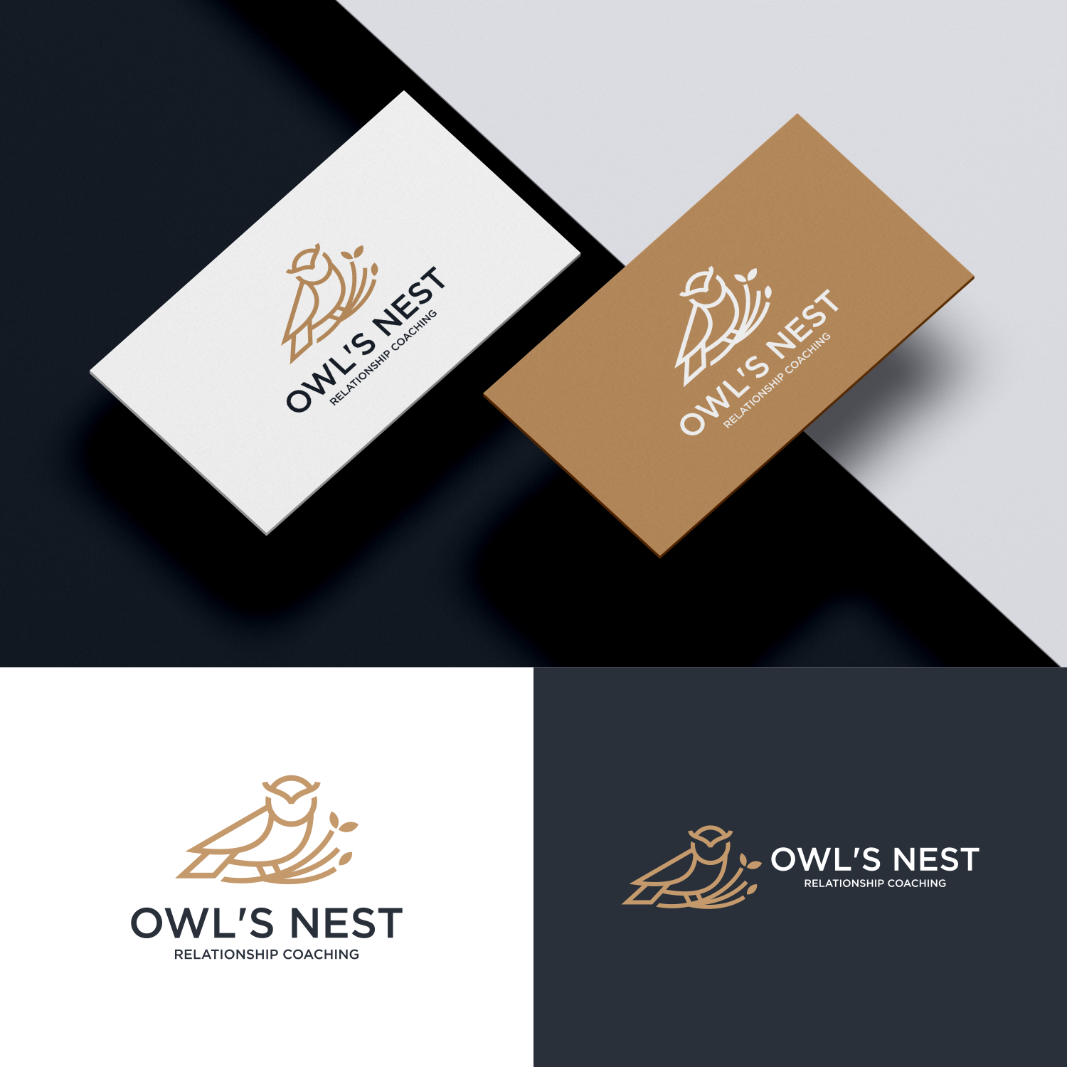 Diseño de Logo por JayaArt para Owl's Nest Relationship Coaching | Diseño #30734091