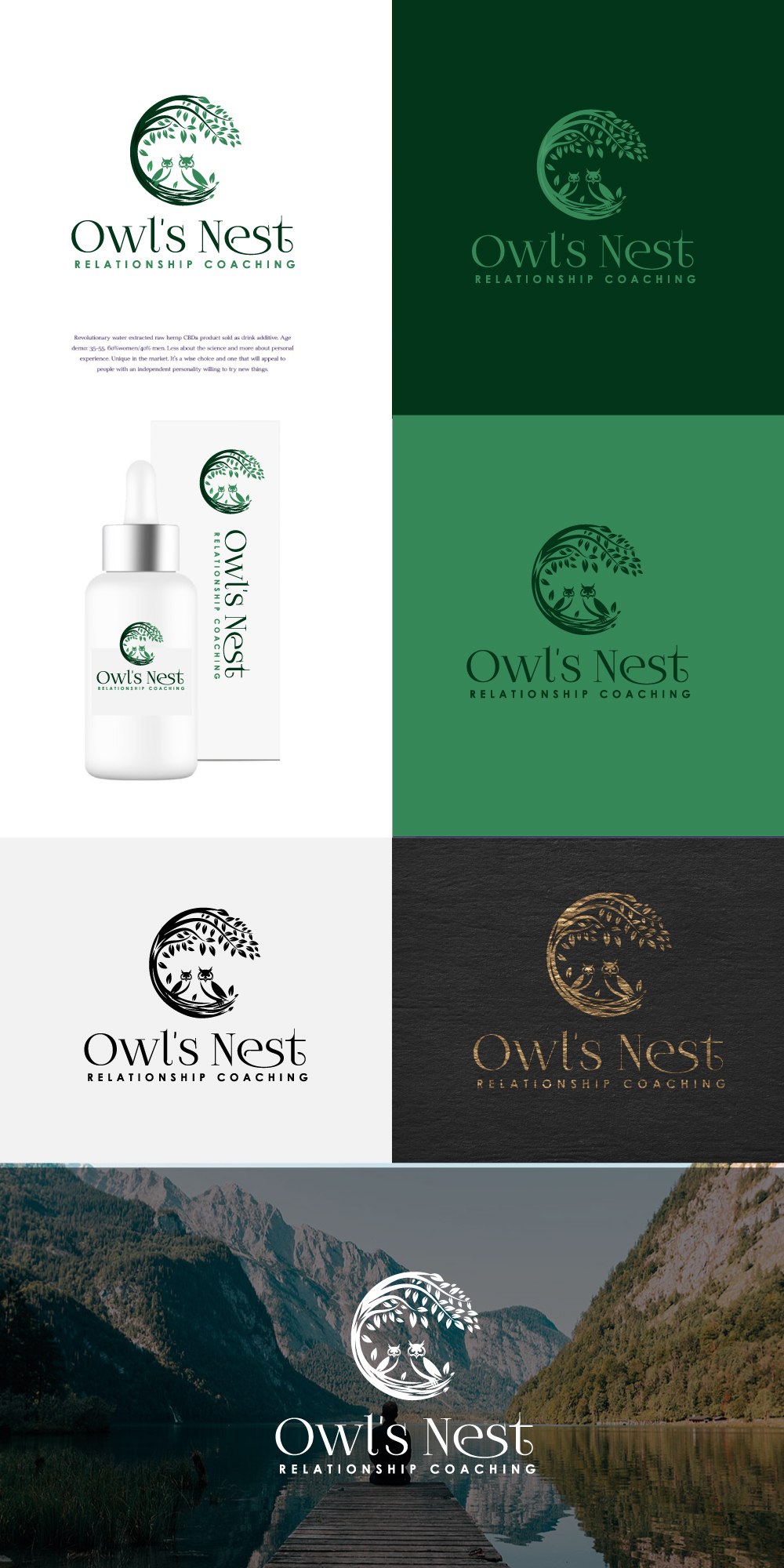 Diseño de Logo por AR- RAZZAAQ para Owl's Nest Relationship Coaching | Diseño #30746718