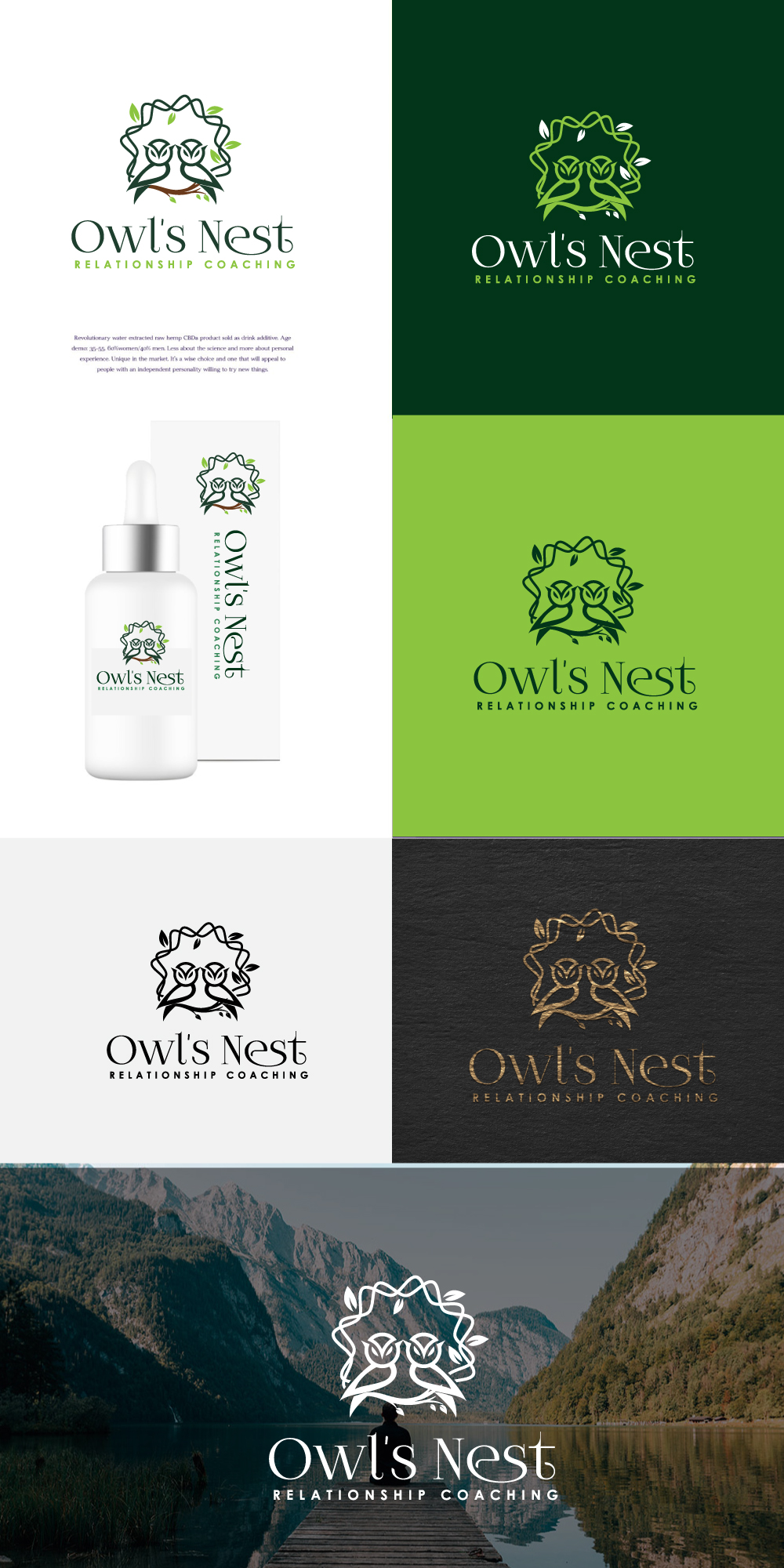 Logo Design by AR- RAZZAAQ for Owl's Nest Relationship Coaching | Design #30746719