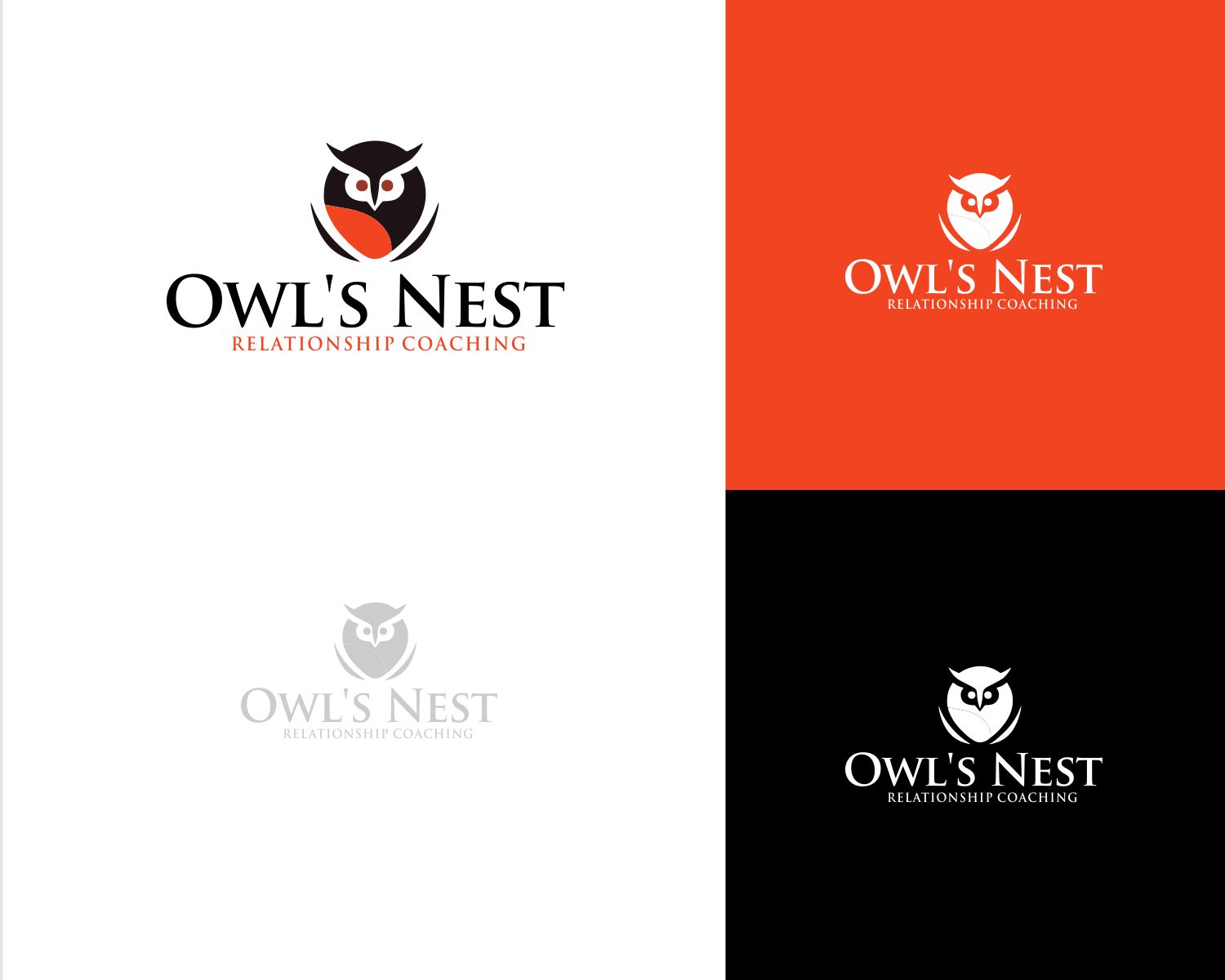Logo Design by DesignMX (Renan Mejia) for Owl's Nest Relationship Coaching | Design #30733903