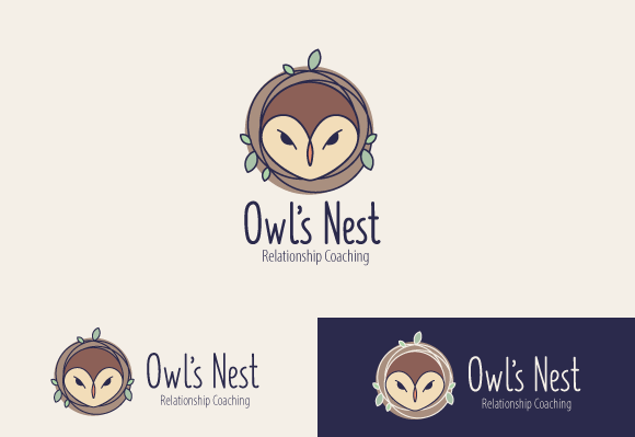 Logo Design by Zyn for Owl's Nest Relationship Coaching | Design #30779622