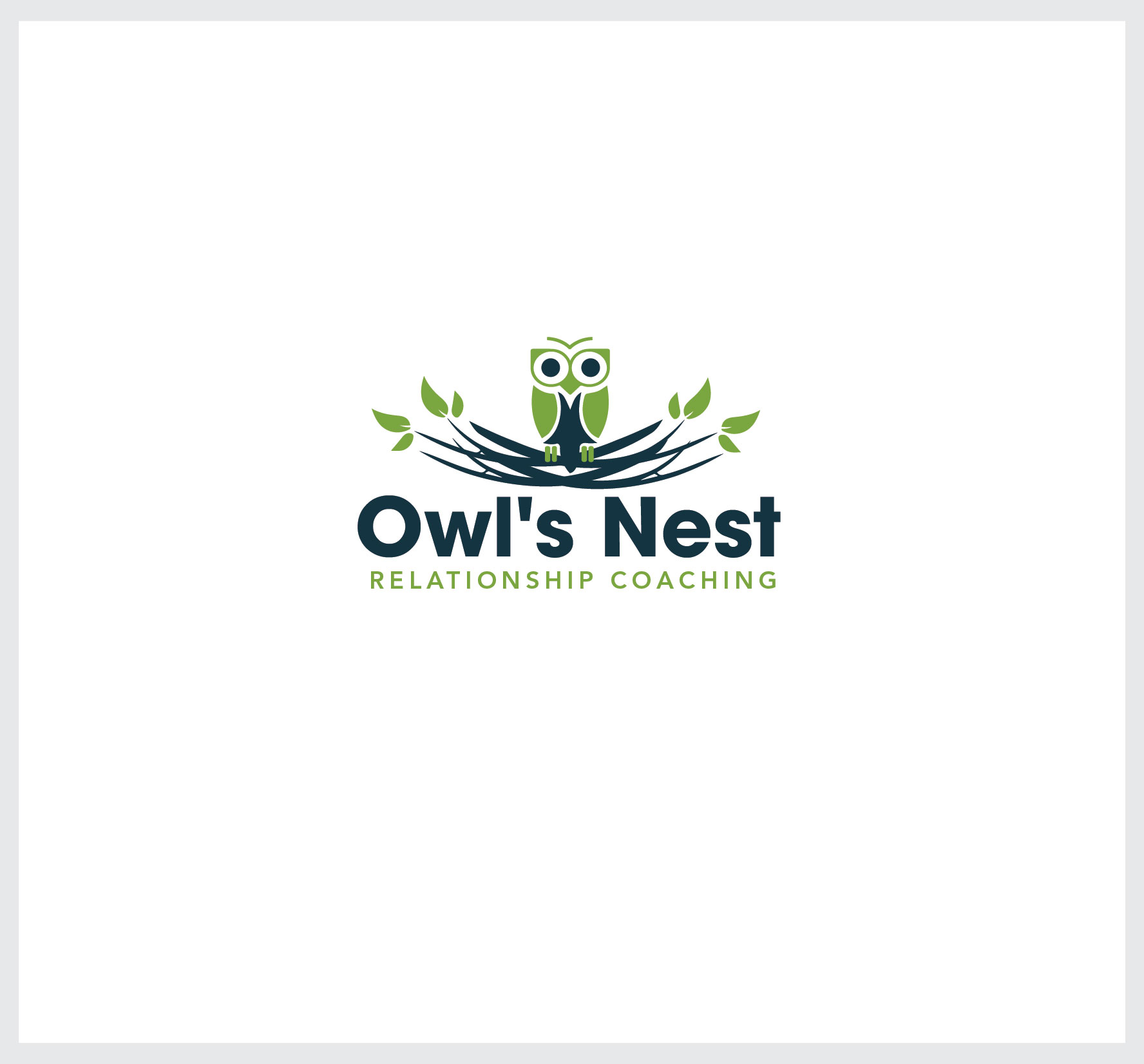 Logo Design by angelonyamu for Owl's Nest Relationship Coaching | Design #30733729