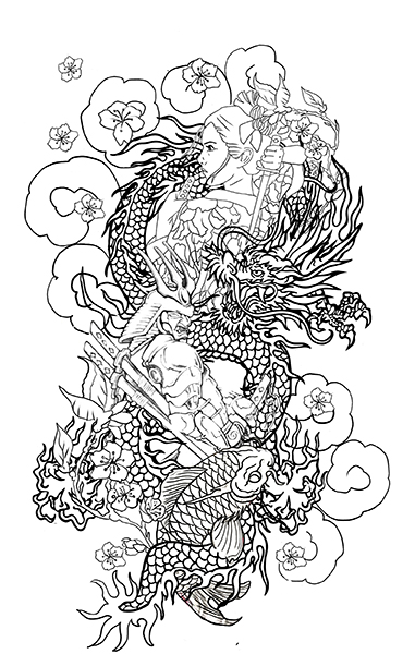 Tattoo Design by ioio for this project | Design #30736166