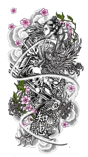 Tattoo Design by ioio for this project | Design #30750070