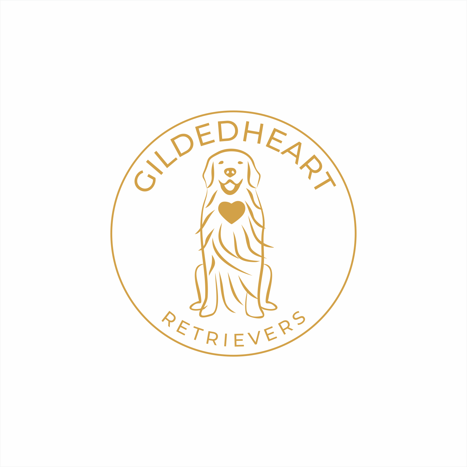 Logo Design by Morni Design for Gildedheart Retrievers | Design #30763874