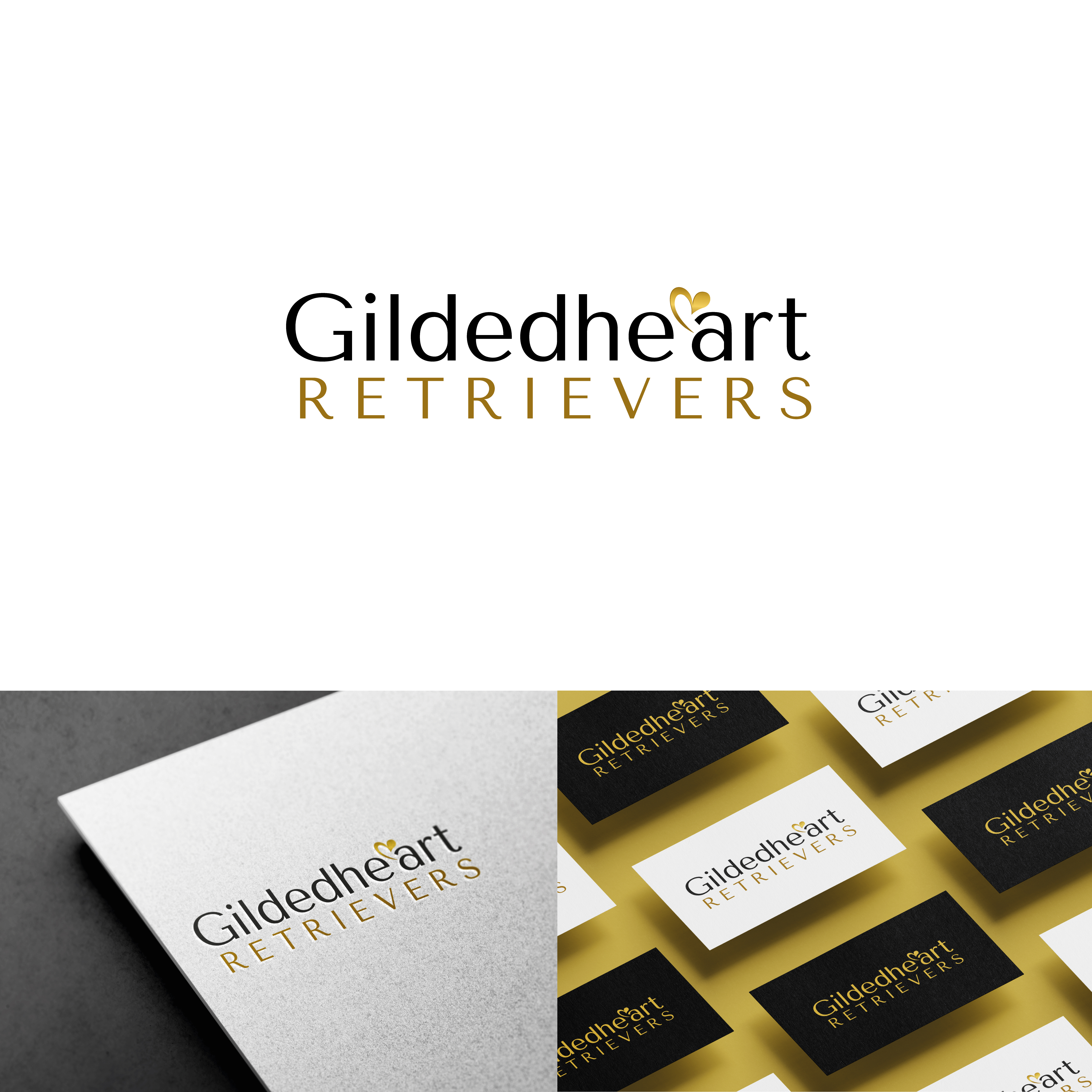Logo Design by AbhishekkM'24 for Gildedheart Retrievers | Design #30740166