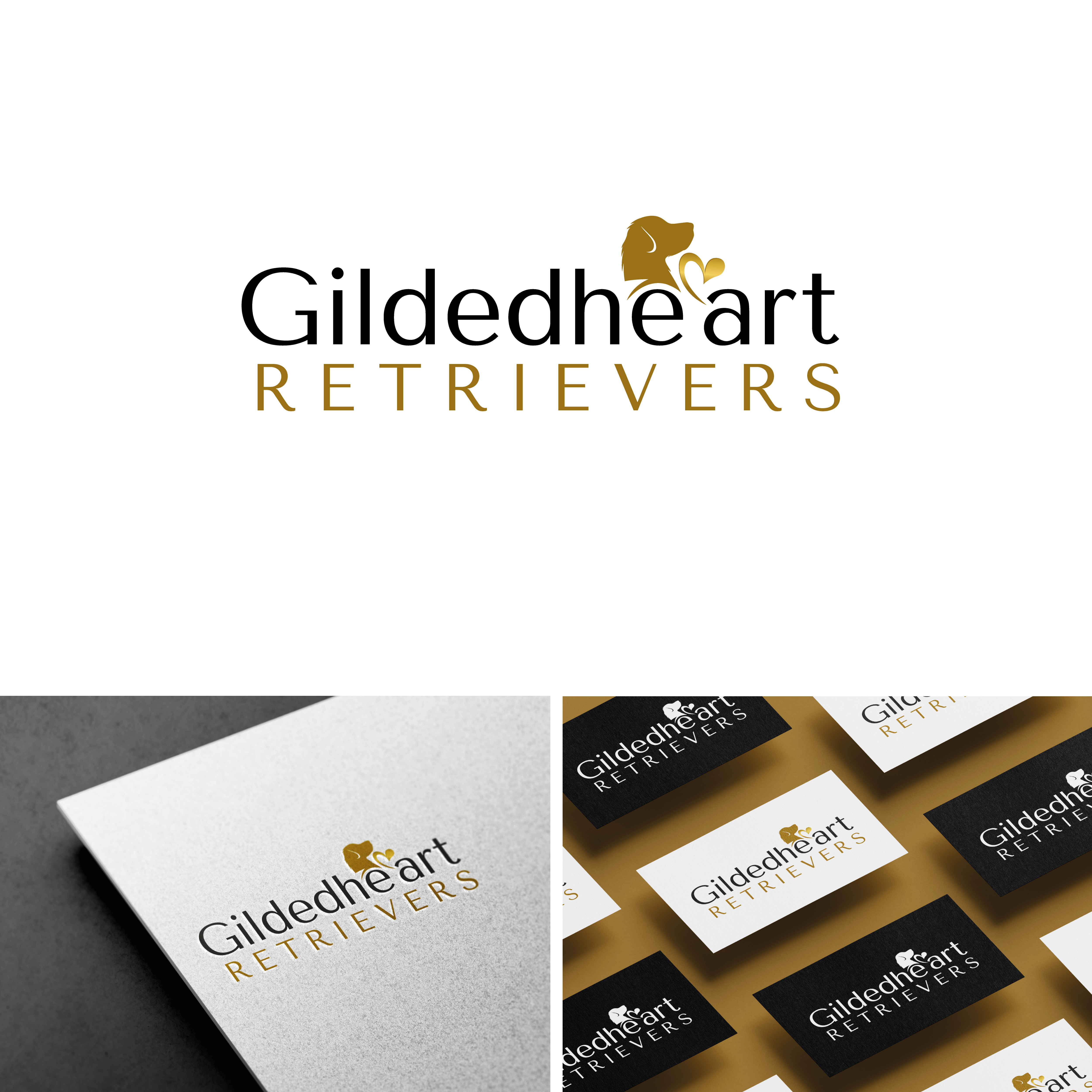 Logo Design by AbhishekkM'24 for Gildedheart Retrievers | Design #30745835