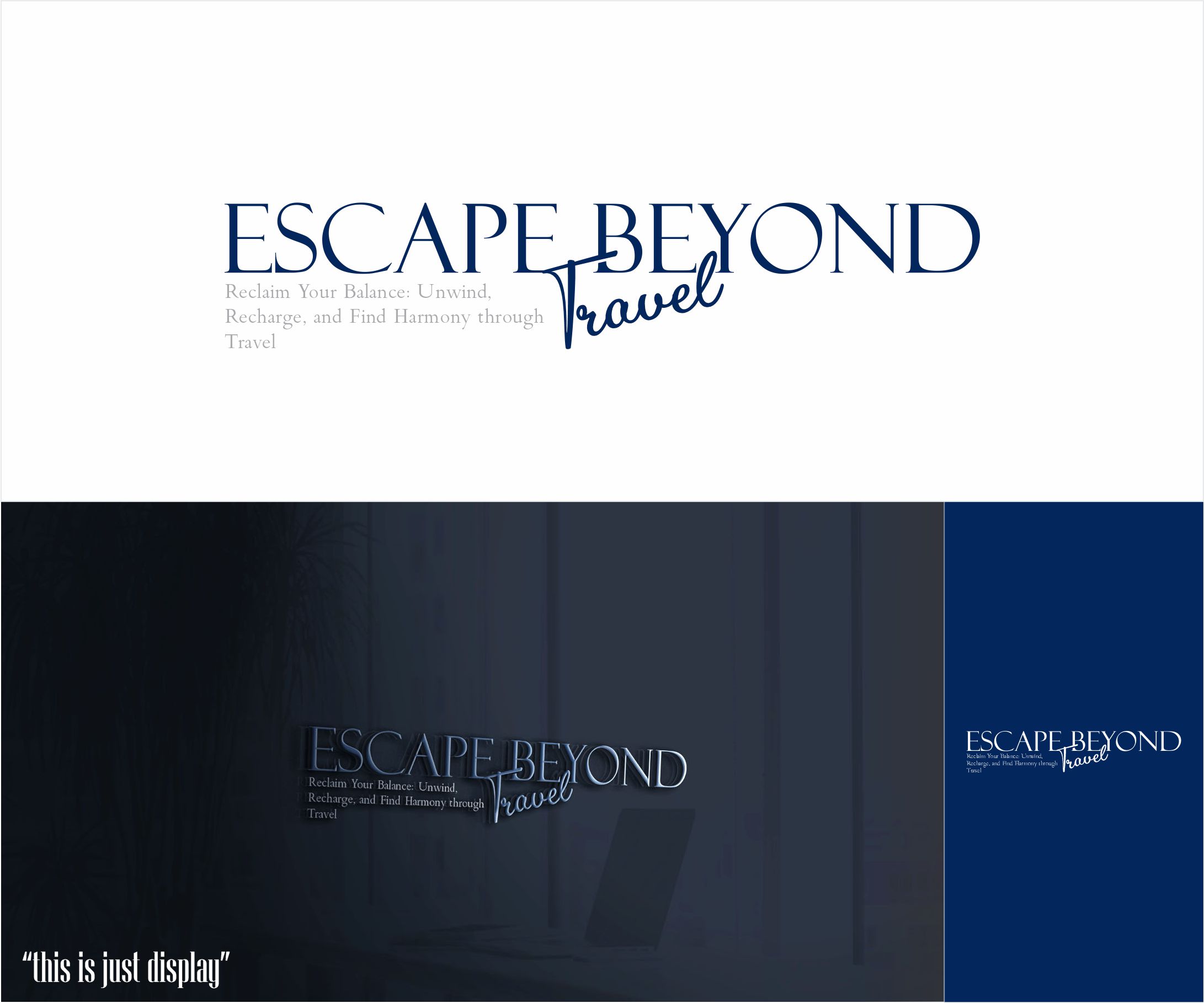 Logo Design by alkaline for Escape Beyond Travel | Design #30744431