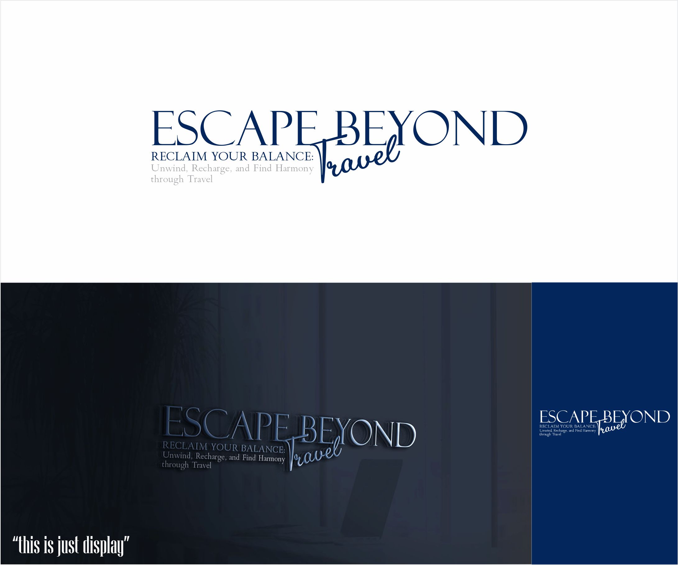 Logo Design by alkaline for Escape Beyond Travel | Design #30747397