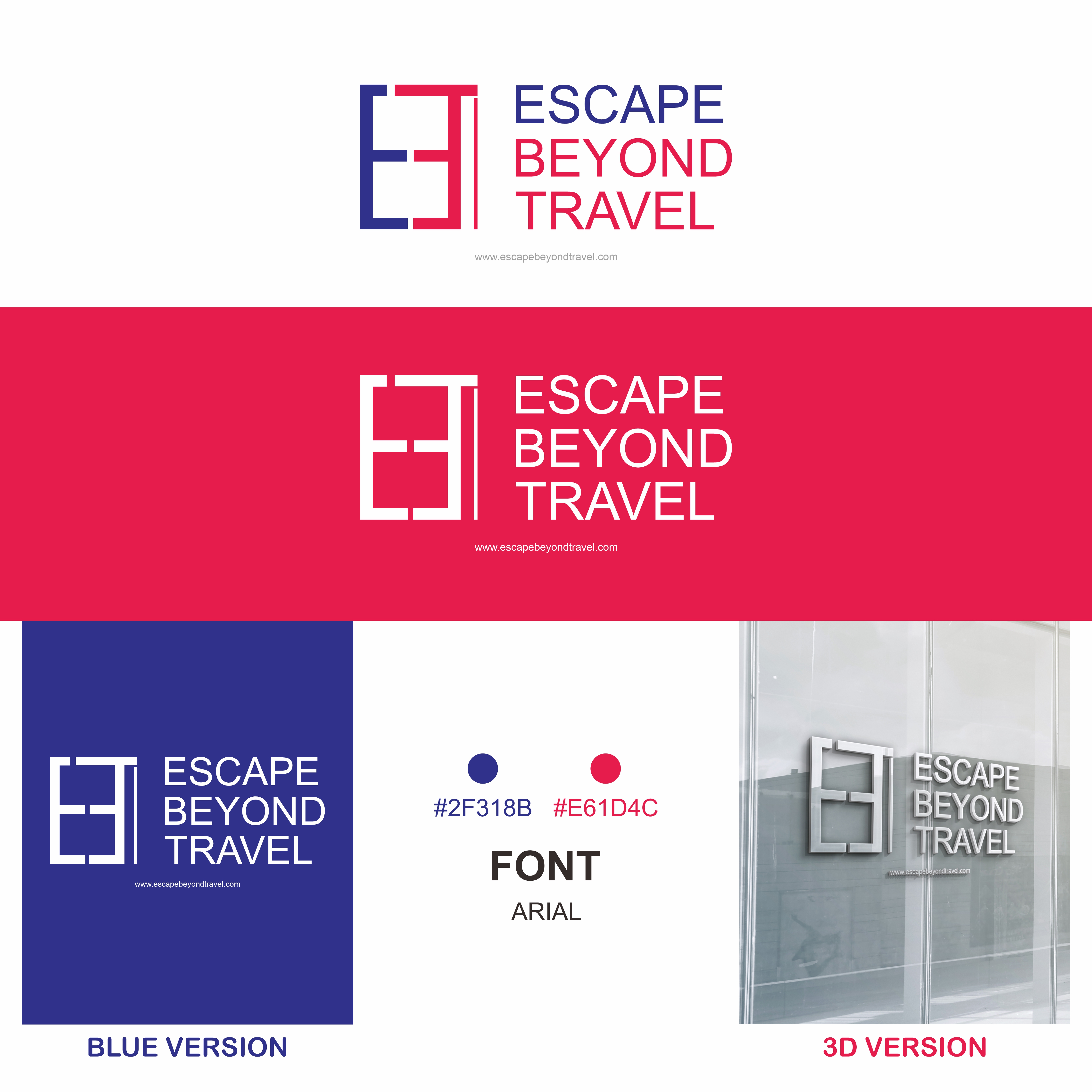 Logo Design by enka94 for Escape Beyond Travel | Design #30748301