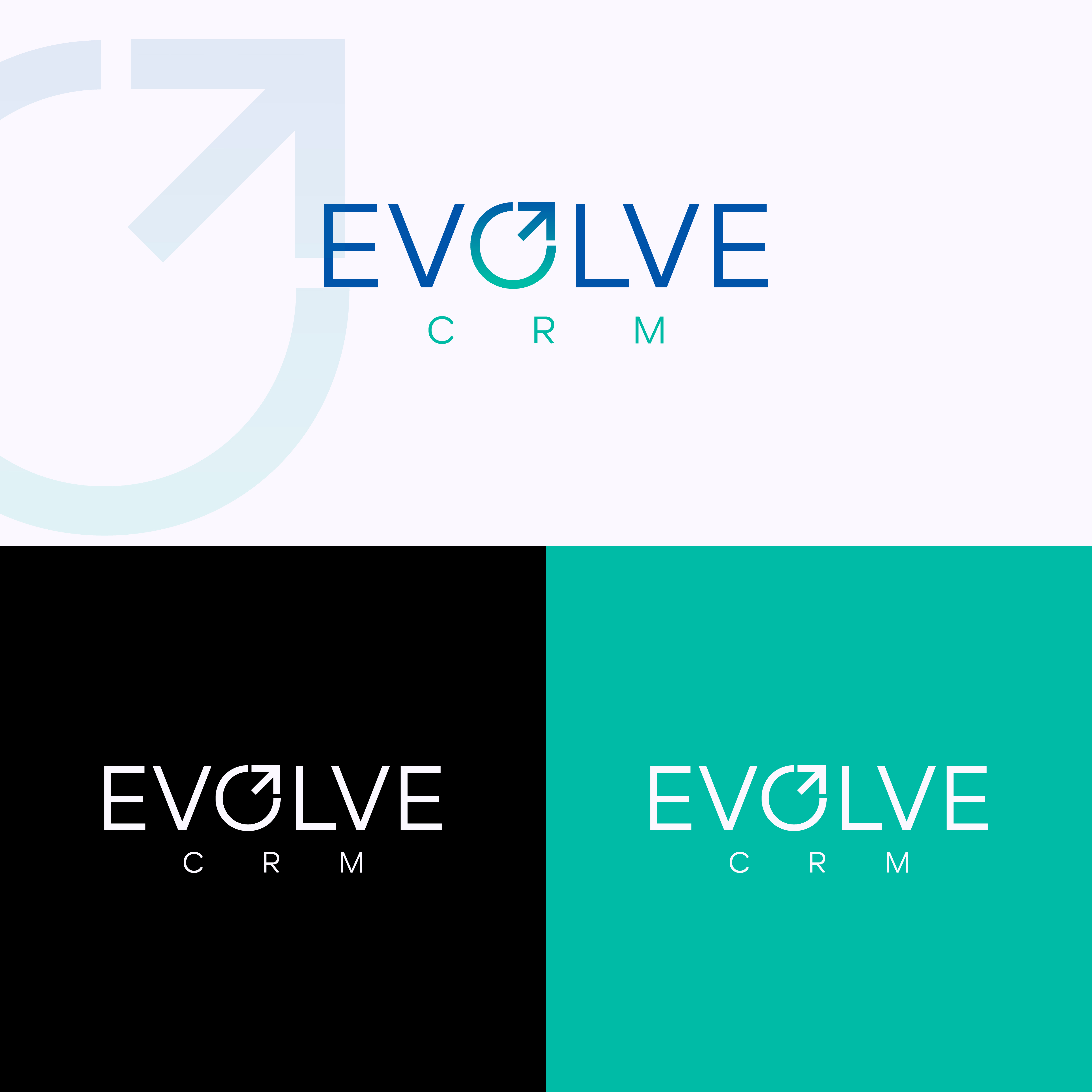 Logo Design by Adnan Bhatti for Evolve CRM | Design #30741765