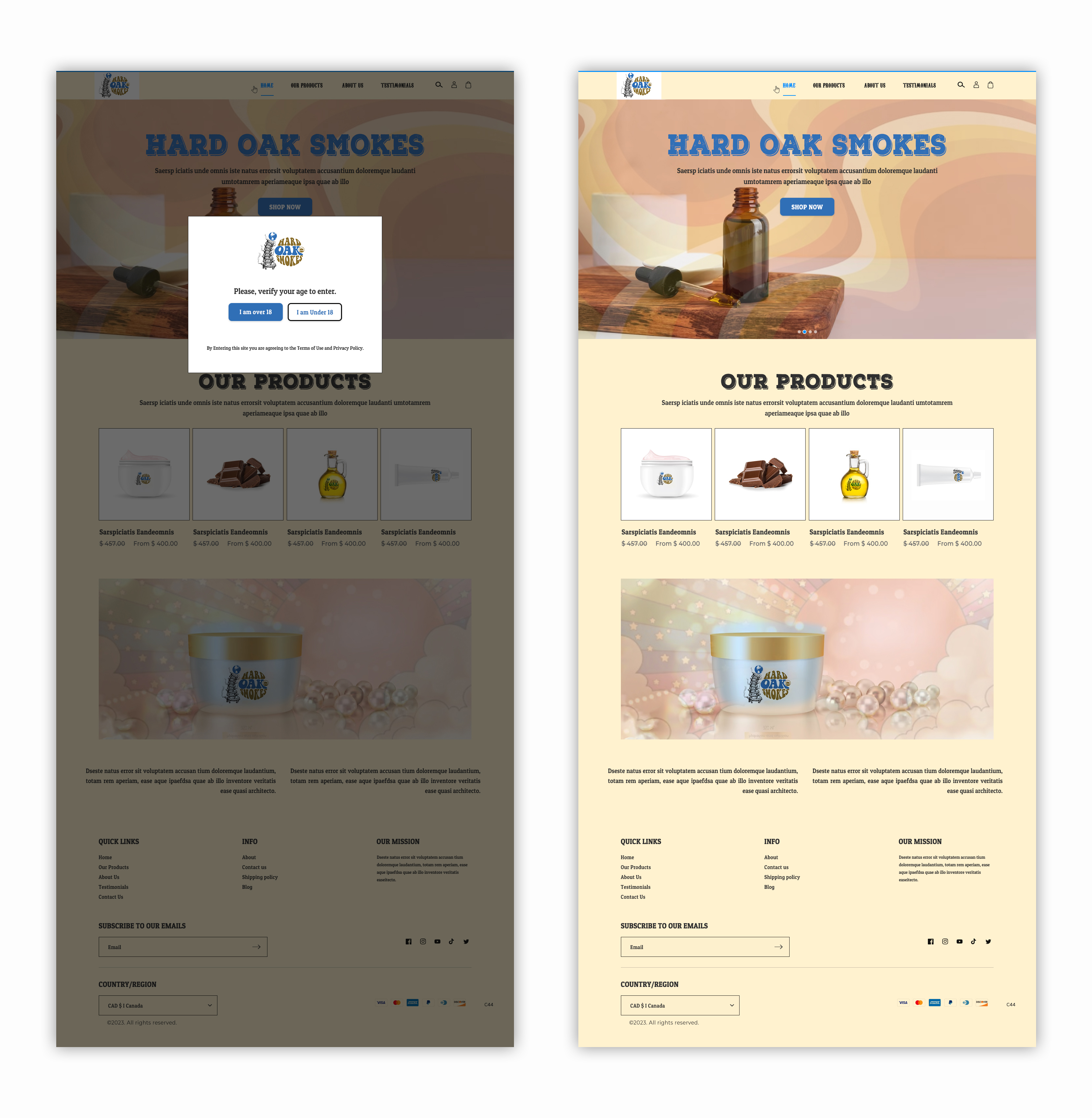 Shopify Design by pb for this project | Design #30746030