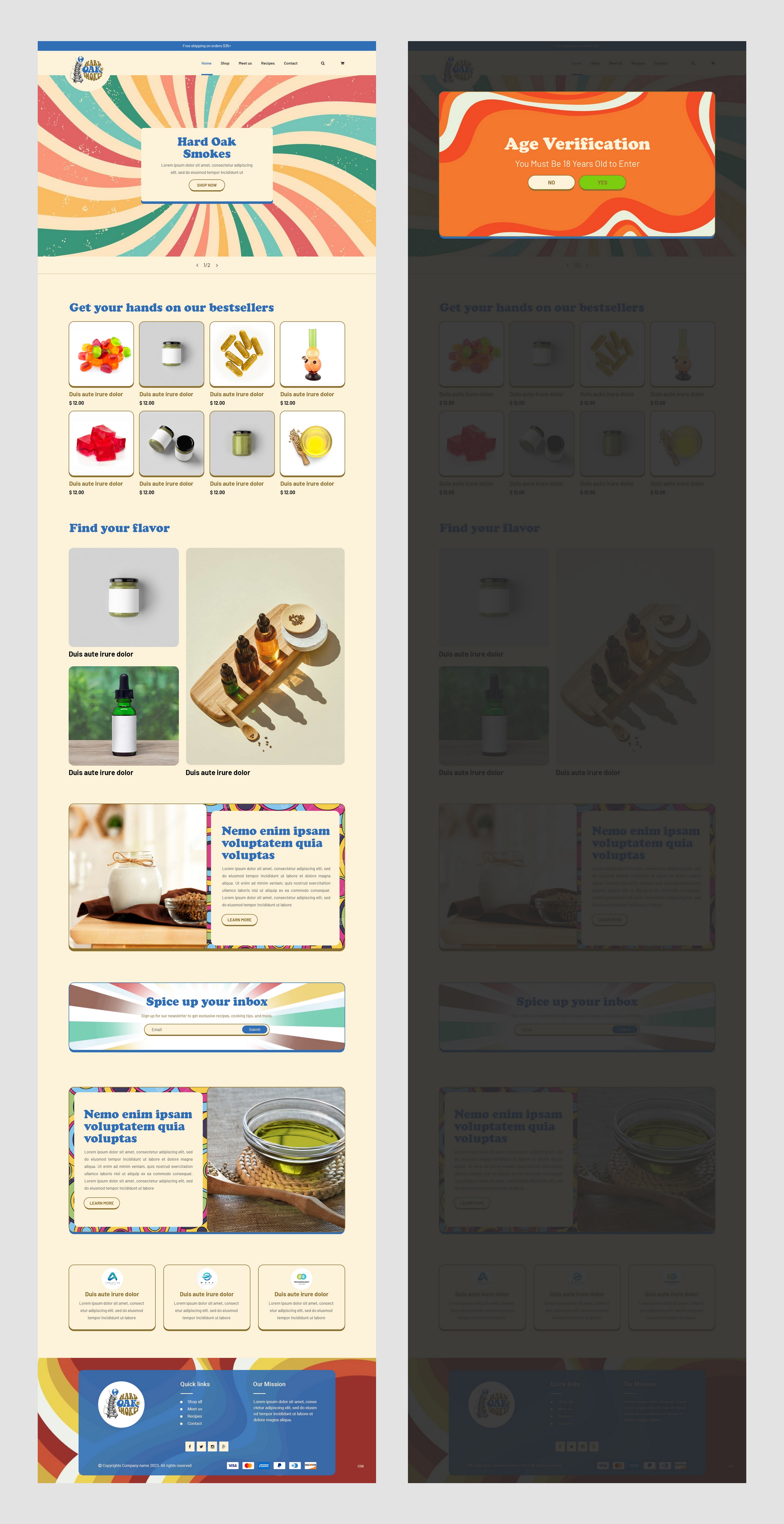 Shopify Design by pb for this project | Design #30746032