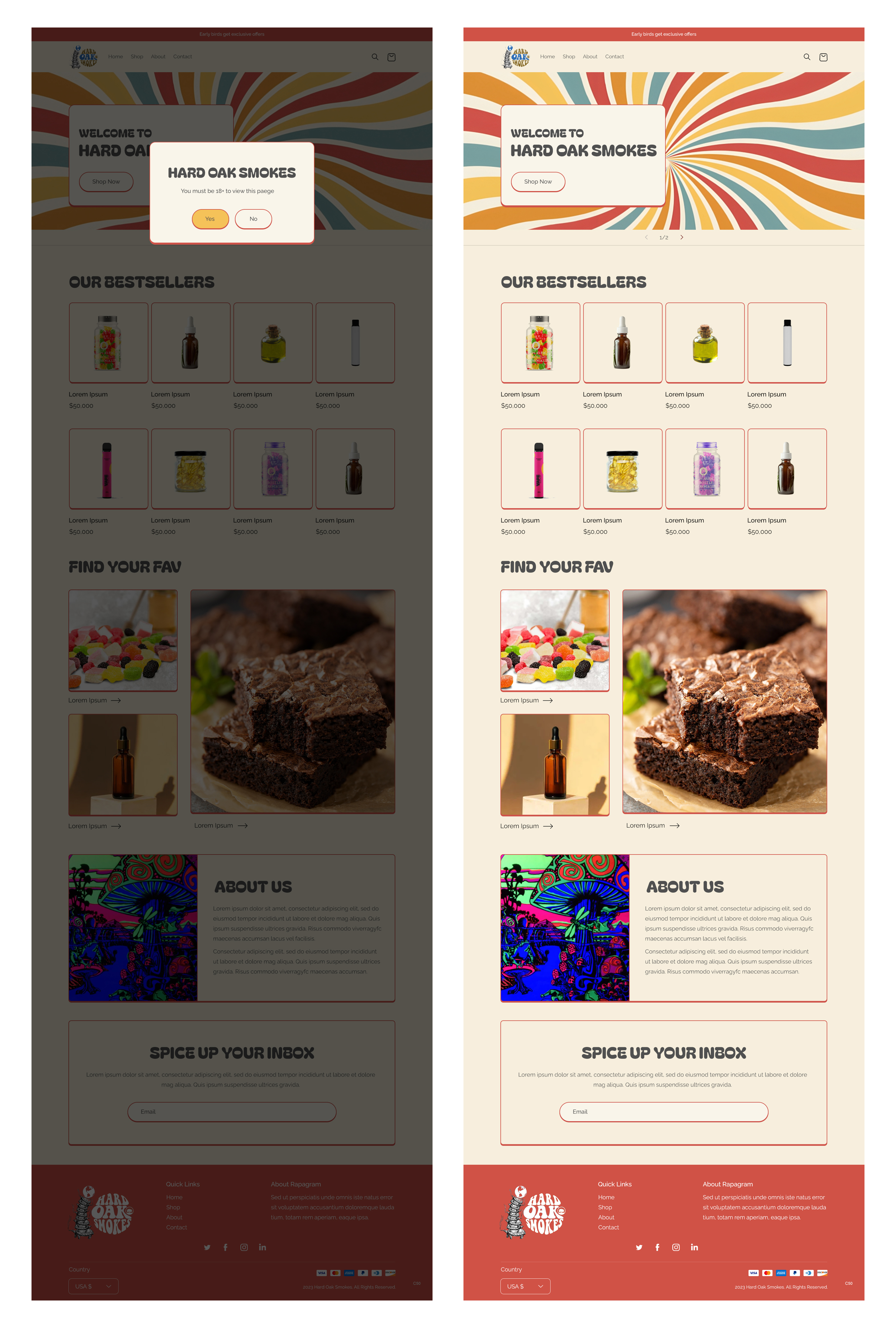 Shopify Design by pb for this project | Design #30746041